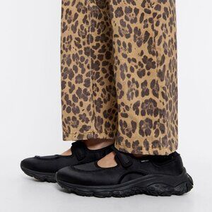BIMBA Y LOLA | Black Octopus Mary Jane Runner Ballerina | Size 40
